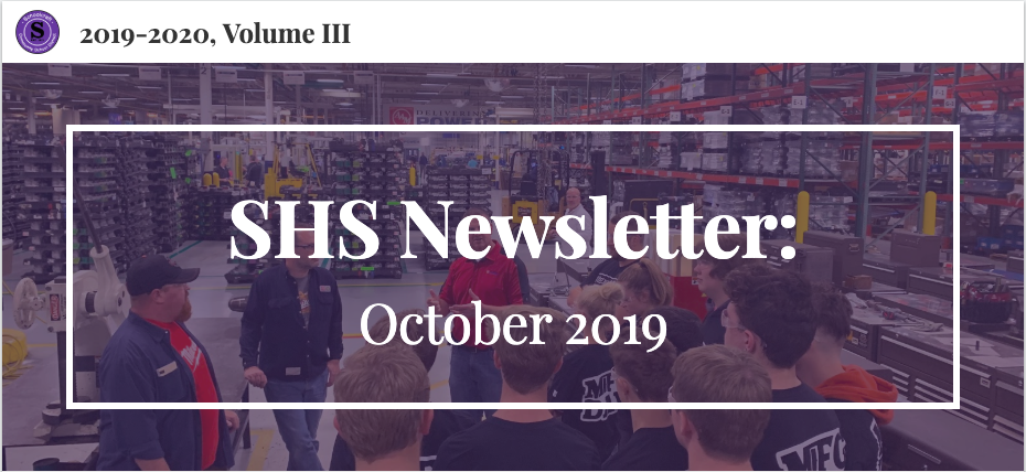 SHS Newsletter: October 2019